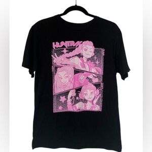 Demon Hunter World Tour Black T-Shirt with Pink Graphic XXSmall